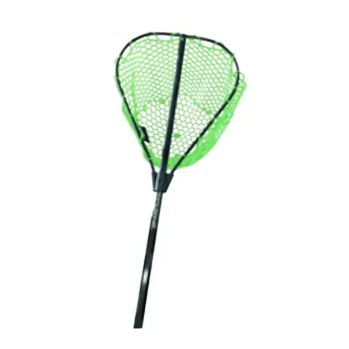 BoneHead Tackle Landing Net, 21-1/2 in L, 16 in W, Silicone, High-Viz Fluorescent Green, 4 ft L Handle BoneHead Tackle Landing Net, 21-1/2 in L, 16 in W, Silicone, High-Viz Fluorescent Green, 4 ft L Handle