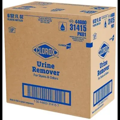CLOROX Clorox Floral Urine Remover 32 FLOZ Multi Surface RTU Hydrogen Peroxide Clear - pack of 6 33218 CLOROX Clorox Floral Urine Remover 32 FLOZ Multi Surface RTU Hydrogen Peroxide Clear - pack of 6 33218