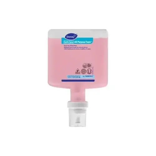 Soft Care Hand, Hair & Body Wash Liquid Foam 1300 mL Citrus Scent Pink All Purpose Ready to Use For IntelliCare - pack of 6 Soft Care Hand, Hair & Body Wash Liquid Foam 1300 mL Citrus Scent Pink All Purpose Ready to Use For IntelliCare - pack of 6