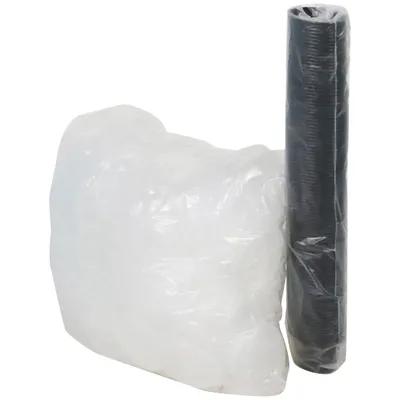 Pactiv Corporation YE502B Souffle & Portion Cup Lid Combo 2 OZ PP Black Clear - pack of 1000