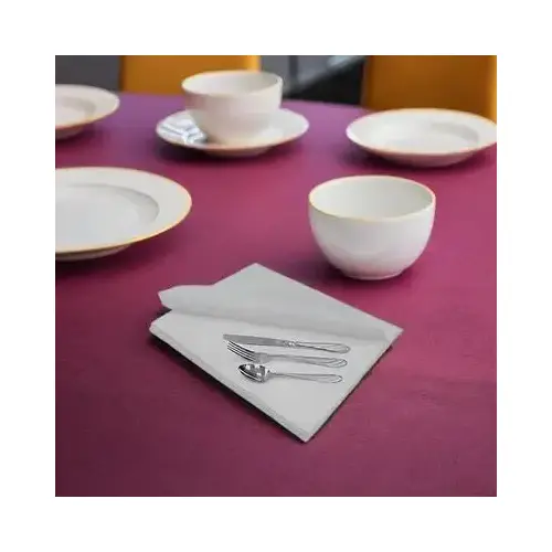 Linen-Like Dinner Napkins 15.5X15.5 IN White Flat Pack - pack of 1200 Linen-Like Dinner Napkins 15.5X15.5 IN White Flat Pack - pack of 1200