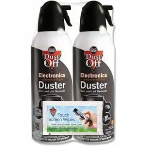 Dust-Off FALDSXLPW Dust-Off Falcon Electronics Compressed Gas Duster 10oz Package Of 2