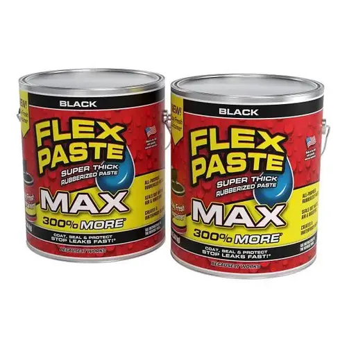 Max Flexible Watertight Multipurpose Sealant, Black, 12 Lb - pack of 2 Max Flexible Watertight Multipurpose Sealant, Black, 12 Lb - pack of 2