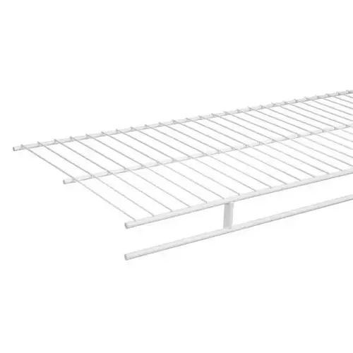 Everbilt 90323 4-Ft. X 12-In. Non-Adjustable Fixed Rod Wire Shelf