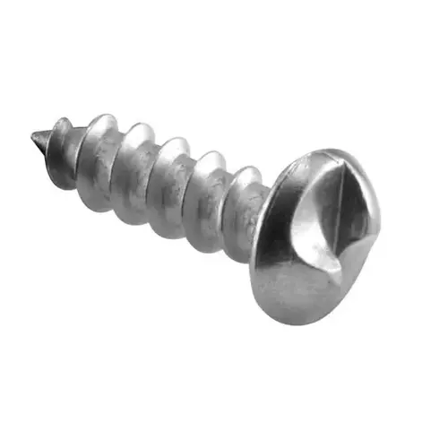 Sentry Sentry One-Way Pan Head Sheet Metal Screw, Steel, Package Of 100 Chrome Sentry Sentry One-Way Pan Head Sheet Metal Screw, Steel, Package Of 100 Chrome