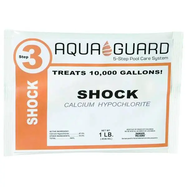 AQUAGUARD Aquaguard Calcium Hypochlorite Shock 1 Pound Case Of 24 REF-50-1225