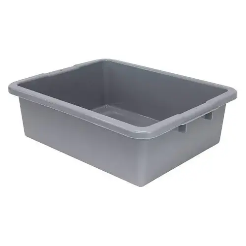Bussing Tub, 21-1/2" X 17" X 7", Gray - pack of 12 Bussing Tub, 21-1/2" X 17" X 7", Gray - pack of 12