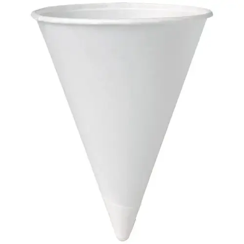 Paper Cone 4 Oz Treated Unprinted - pack of 2 Paper Cone 4 Oz Treated Unprinted - pack of 2