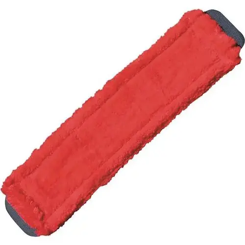 Smartcolor Red Heavy-Duty Microfiber Flat Mop - pack of 5 Smartcolor Red Heavy-Duty Microfiber Flat Mop - pack of 5