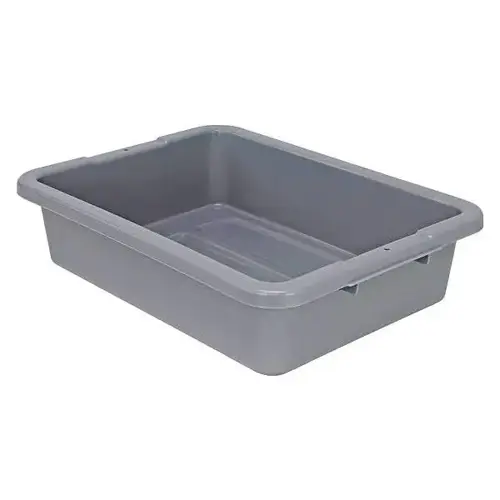 Bussing Tub, 20" X 15" X 5", Gray - pack of 12 Bussing Tub, 20" X 15" X 5", Gray - pack of 12