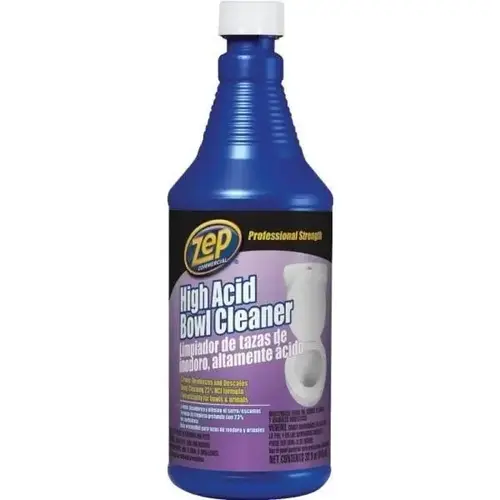 Zep 32 Ounce Commercial High Acid Bowl Cleaner Case Of 4 Zep 32 Ounce Commercial High Acid Bowl Cleaner Case Of 4