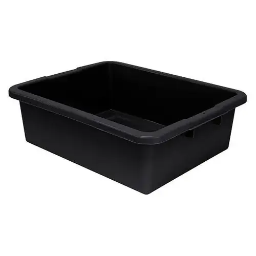 Bussing Tub, 21-1/2" X 17" X 7", Black - pack of 12 Bussing Tub, 21-1/2" X 17" X 7", Black - pack of 12