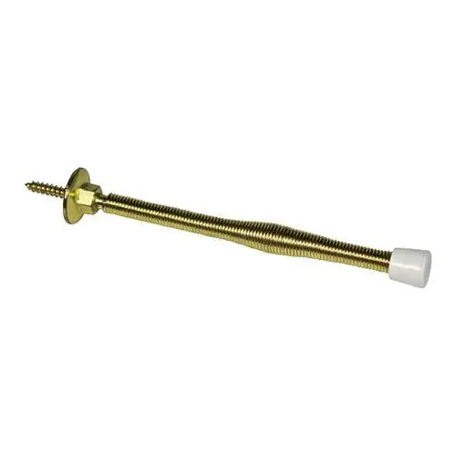 4 In Commercial Flexible Spring Door Stop Brass - pack of 50 4 In Commercial Flexible Spring Door Stop Brass - pack of 50