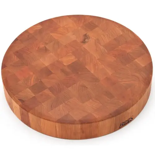 John Boos Chopping Block Series Cherry Cutting Board 3"Tx18" Diameter John Boos Chopping Block Series Cherry Cutting Board 3"Tx18" Diameter