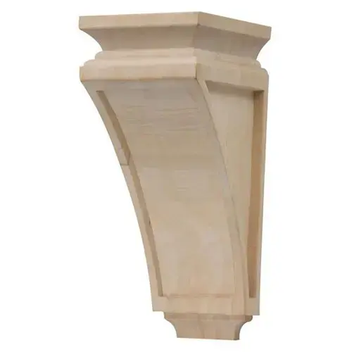 Decorative Corbels Arts and Crafts Collection, Machined Wood 14" Unfinished Maple Decorative Corbels Arts and Crafts Collection, Machined Wood 14" Unfinished Maple