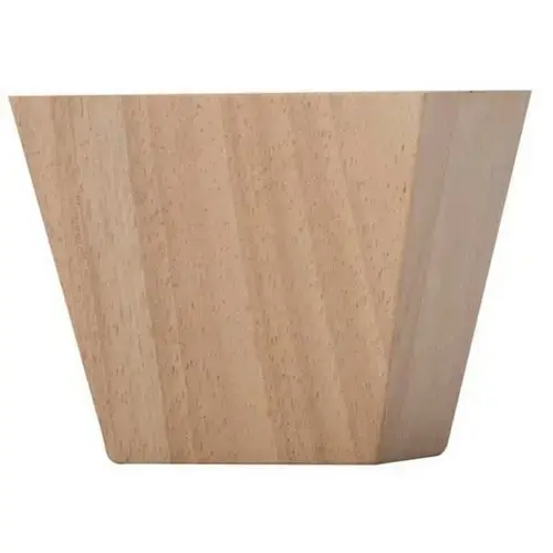 Bun Feet Contemporary Style, Machined Wood Maple Bun Feet Contemporary Style, Machined Wood Maple