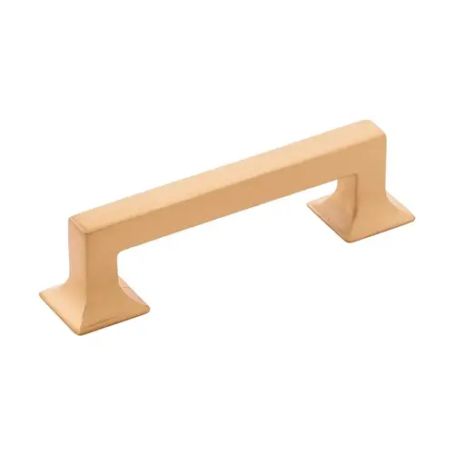 PRO LUXE Gallery Series 3-3/4" (96 mm) Center to Center Brushed Golden Brass Pull PRO LUXE Gallery Series 3-3/4" (96 mm) Center to Center Brushed Golden Brass Pull