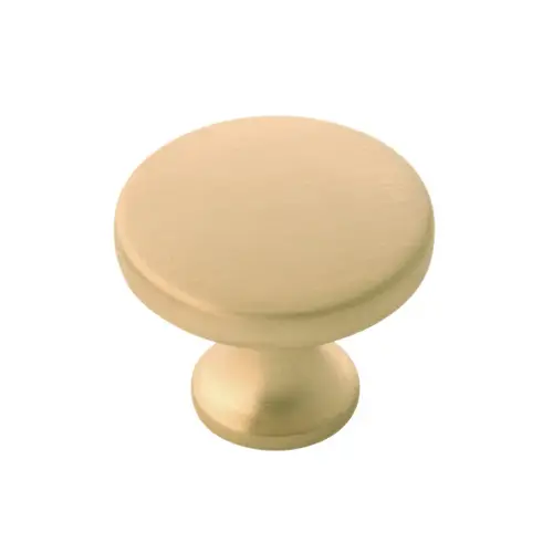 PRO LUXE Transcribe Series Brushed Golden Brass 1-3/8" (35 mm) Diameter Knob PRO LUXE Transcribe Series Brushed Golden Brass 1-3/8" (35 mm) Diameter Knob