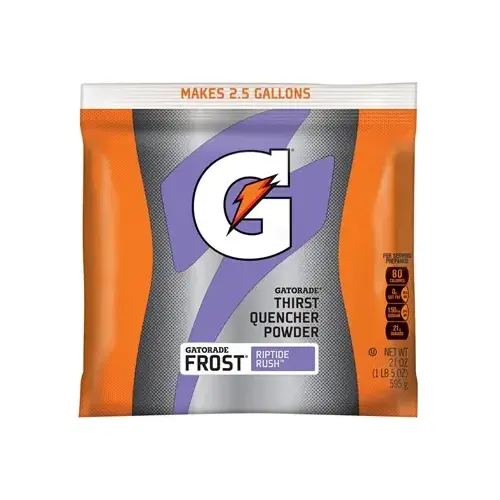 Gatorade Drink Mix Powder Pack, 2.5 Gallon, Riptide Rush Gatorade Drink Mix Powder Pack, 2.5 Gallon, Riptide Rush