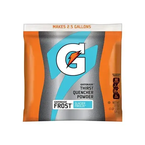 Gatorade Drink Mix Powder Pack, 2.5 Gallon, Glacier Freeze Gatorade Drink Mix Powder Pack, 2.5 Gallon, Glacier Freeze