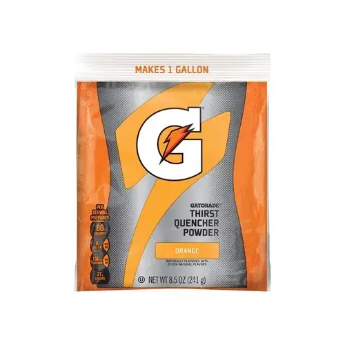 Gatorade Drink Mix Powder Pack, 1 Gallon, Orange Gatorade Drink Mix Powder Pack, 1 Gallon, Orange