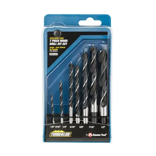 Drill Bit Set - High Speed Steel, 7 Piece Drill Bit Set - High Speed Steel, 7 Piece