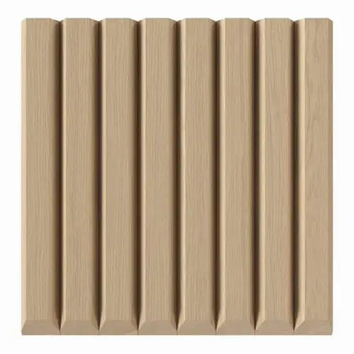 Tambour Panel Style 207, 1-1/2" Bevel Slat - Thick, 12"W x 96"L White Oak Tambour Panel Style 207, 1-1/2" Bevel Slat - Thick, 12"W x 96"L White Oak