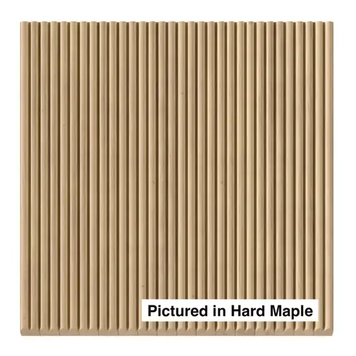 Tambour Panel Style 102, 9/32" Double Bead - Thick, 12"W x 48"L Hard Maple Tambour Panel Style 102, 9/32" Double Bead - Thick, 12"W x 48"L Hard Maple