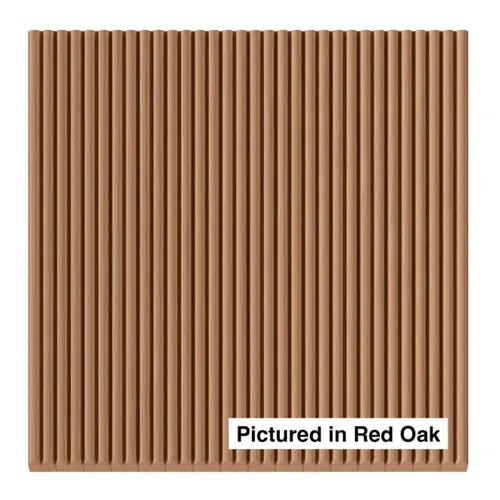 Tambour Panel Style 102, 9/32" Double Bead - Thick, 12"W x 96"L Red Oak Tambour Panel Style 102, 9/32" Double Bead - Thick, 12"W x 96"L Red Oak