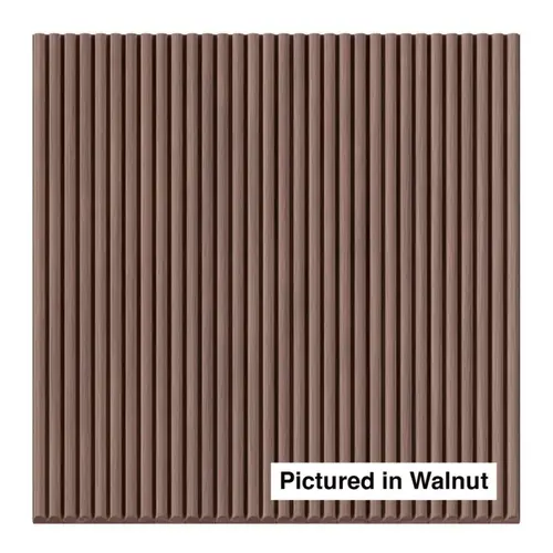 Tambour Panel Style 110, 9/32" Double Bead Flexible - Thin, 12"W x 48"L Walnut Tambour Panel Style 110, 9/32" Double Bead Flexible - Thin, 12"W x 48"L Walnut