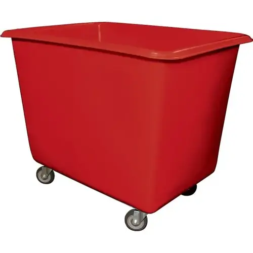 16 Bushel Polyethylene Truck, Red, Galvanized Steel Base 16 Bushel Polyethylene Truck, Red, Galvanized Steel Base