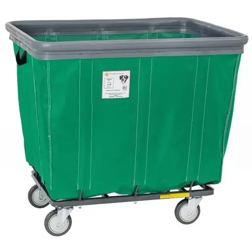 Products 10 Bushel Vinyl Basket Truck W/ Bumper, Steel Base, All Swivel Casters, Forest Green Products 10 Bushel Vinyl Basket Truck W/ Bumper, Steel Base, All Swivel Casters, Forest Green