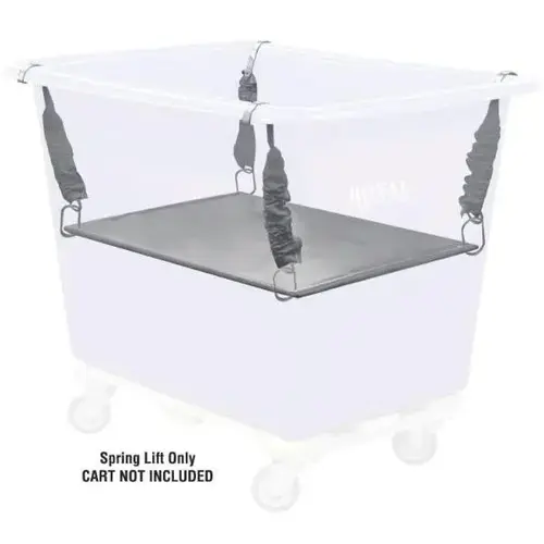 Spring Platform Lift For 20 Bushel Poly Truck, Gray Spring Platform Lift For 20 Bushel Poly Truck, Gray