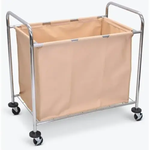 Laundry Cart - Steel Frame Canvas Bag 38.5"W X 24.75"D X 36.5"H 1 Laundry Cart - Steel Frame Canvas Bag 38.5"W X 24.75"D X 36.5"H 1