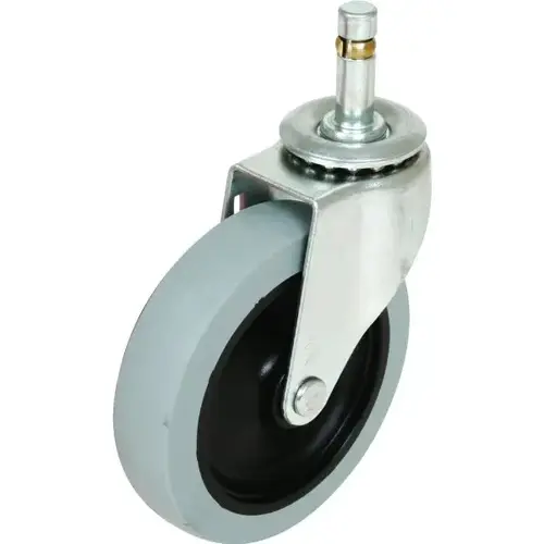 7/16 X 1-7/16 In Friction Ring Stem Gray Non-Marking Rubber Swivel Caster 7/16 X 1-7/16 In Friction Ring Stem Gray Non-Marking Rubber Swivel Caster