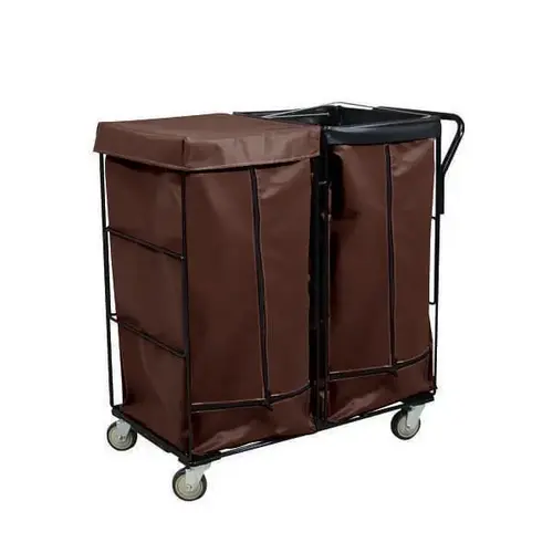 Linen Cart 41cf White Full Swivel Linen Cart 41cf White Full Swivel