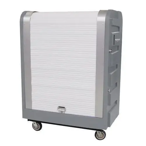 Tambour Poly Truck 48cf Gray 2 Fixed, 2 Swivel Tambour Poly Truck 48cf Gray 2 Fixed, 2 Swivel