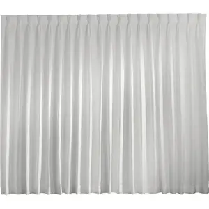 Kreative Kamaaina RTHMW9694 Ready-To-Hang Drapery, 100% Polyester 96 X 94" White