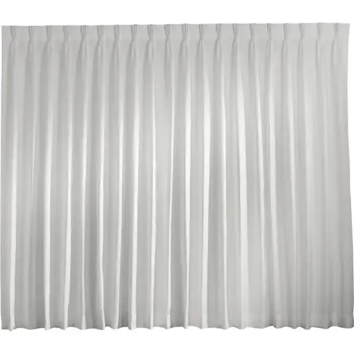 Ready-To-Hang Drapery, 100% Polyester 120 X 84" White Ready-To-Hang Drapery, 100% Polyester 120 X 84" White