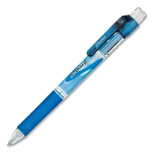 E-Sharp Mechanical Pencil 0.7 Mm Hb #2 Blue Barrel - pack of 12 E-Sharp Mechanical Pencil 0.7 Mm Hb #2 Blue Barrel - pack of 12