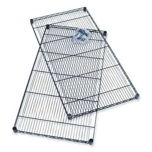 Industrial Extra Shelf Pack, 36"W X 18"D X 1.5"H, Black, 2 Per Pack - pack of 2 Industrial Extra Shelf Pack, 36"W X 18"D X 1.5"H, Black, 2 Per Pack - pack of 2