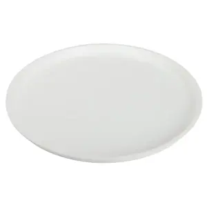 Wescon 091720WHT36 Lancaster 12" Round Plastic White Tray - pack of 36