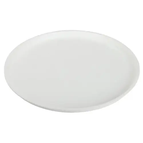 Lancaster 12" Round Plastic White Tray - pack of 36 Lancaster 12" Round Plastic White Tray - pack of 36