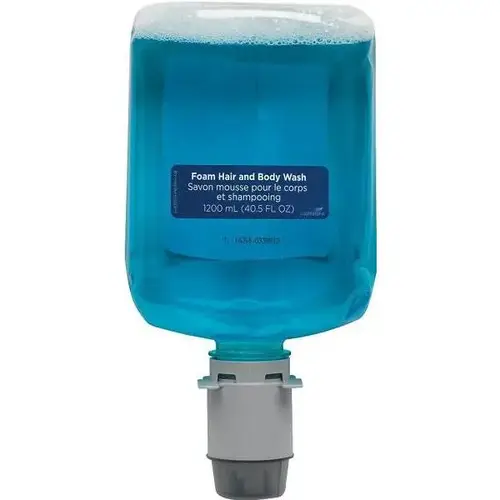 Manual Foam Hair And Body Wash Dispenser Refill Blue - pack of 4 Manual Foam Hair And Body Wash Dispenser Refill Blue - pack of 4