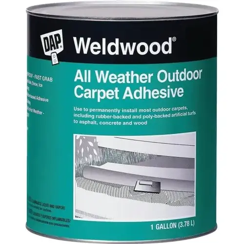 Weldwood 1 Qt All-Weather Outdoor Carpet Adhesive Weldwood 1 Qt All-Weather Outdoor Carpet Adhesive