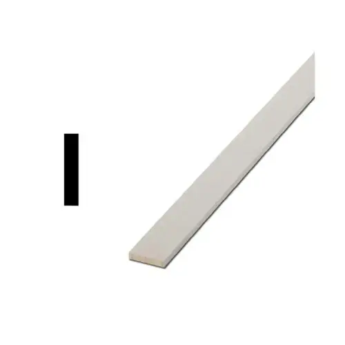 L266 1/4" X 1-1/2" X 8 ft Primed Finger-Jointed Lattice Moulding - pack of 5 L266 1/4" X 1-1/2" X 8 ft Primed Finger-Jointed Lattice Moulding - pack of 5