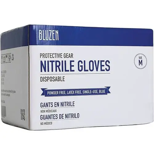 Medium Blue 4 Mil. Industrial Nitrile Gloves - pack of 1000 Medium Blue 4 Mil. Industrial Nitrile Gloves - pack of 1000