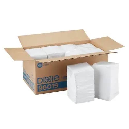 9.5" x 9.5" 1/4-Fold 1-Ply Beverage Napkin Paper Napkins, White - pack of 8 9.5" x 9.5" 1/4-Fold 1-Ply Beverage Napkin Paper Napkins, White - pack of 8