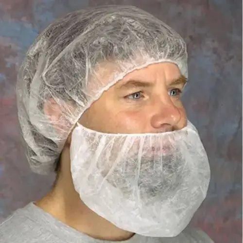 White Disposable Polypropylene Bouffant Cap 21" - pack of 4 White Disposable Polypropylene Bouffant Cap 21" - pack of 4
