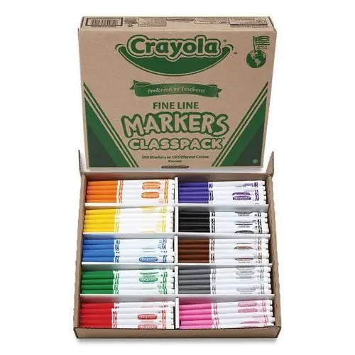 Fine Line Classpack Non-Washable Marker Assorted Colors - pack of 200 Fine Line Classpack Non-Washable Marker Assorted Colors - pack of 200